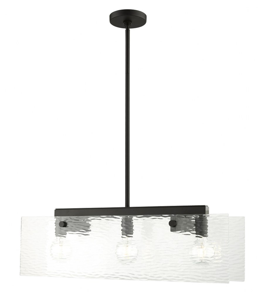 Livex Lighting-45623-07-Ashcroft - 3 Light Chandelier in Ashcroft Style - 7 Inches wide by 17.25 Inches high   Bronze Finish