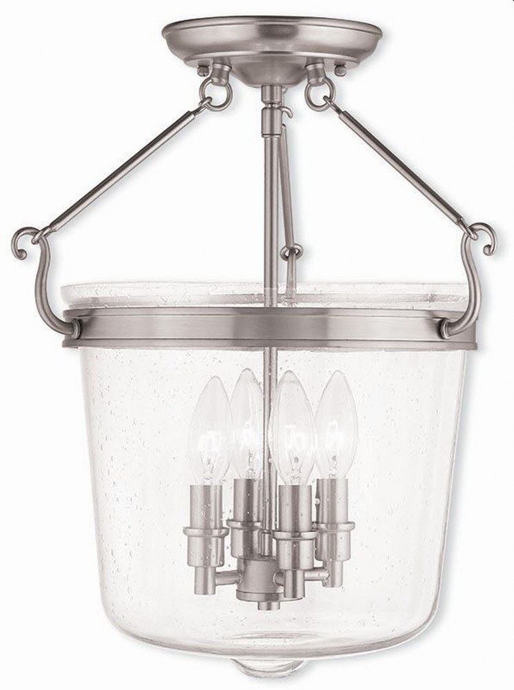 1875388 Livex Lighting-50495-91-Winchester - 4 Light Semi- sku 1875388