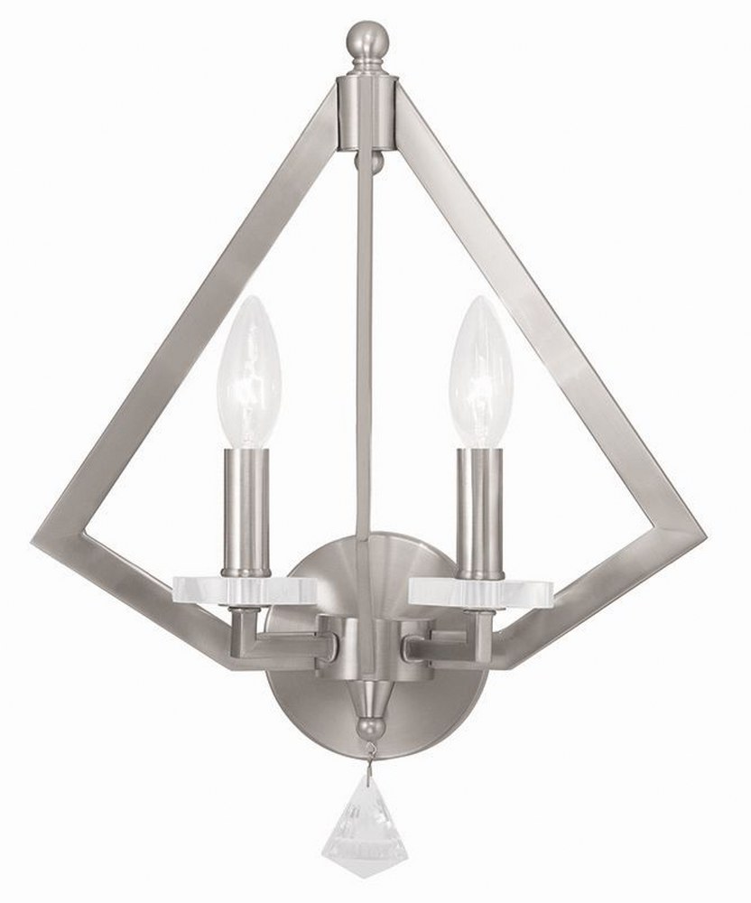 1764521 Livex Lighting-50662-91-Diamond - 2 Light Wall Sco sku 1764521