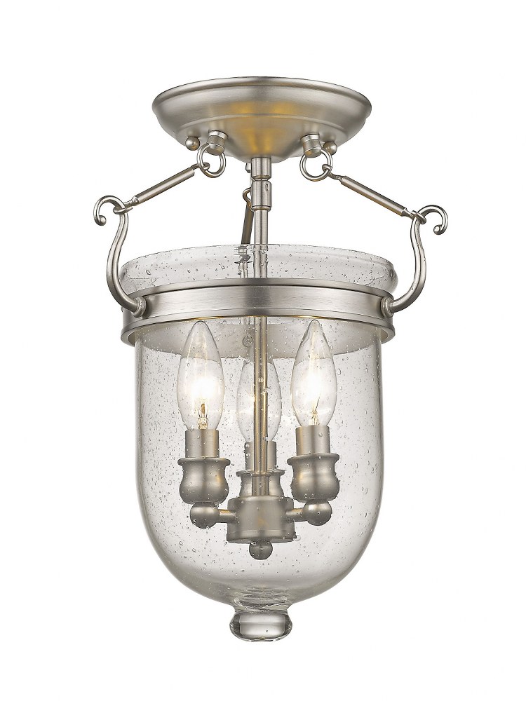 1653754 Livex Lighting-5081-91-Jefferson - 3 Light Flush M sku 1653754