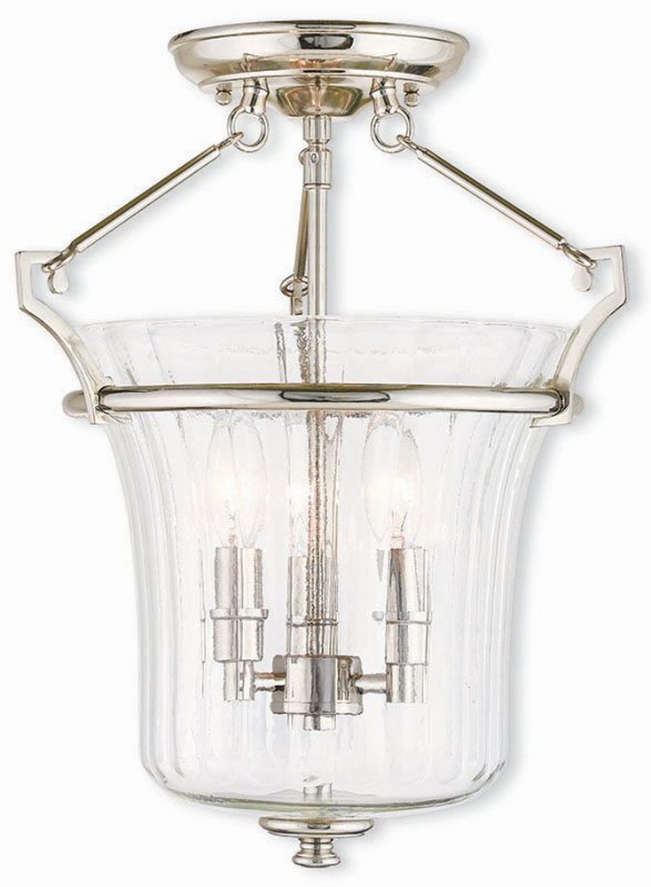 1875329 Livex Lighting-50923-35-Cortland - 3 Light Semi-Fl sku 1875329