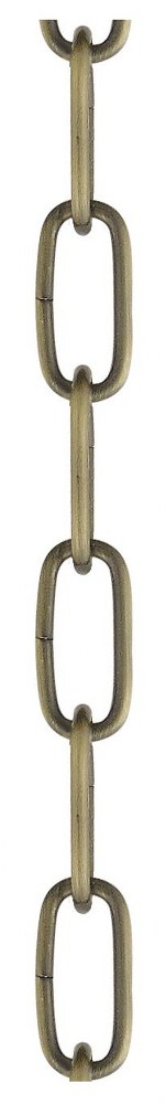 Livex Lighting-5608-01-Accessory - 36 Inch Heavy Duty Decorative Chain Antique Brass  Brushed Nickel Finish