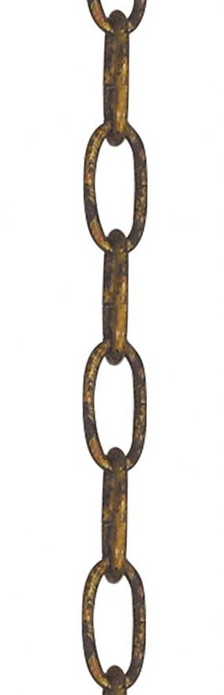 Livex Lighting-5608-71-Accessory - 36 Inch Heavy Duty Decorative Chain Hand Applied Venetian Golden Bronze  Brushed Nickel Finish