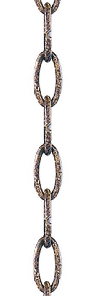 Livex Lighting-5610-58-Accessory - 144 InchExtra Heavy Duty Decorative Chain Imperial Bronze  Hand Painted Antique Silver Leaf Finish