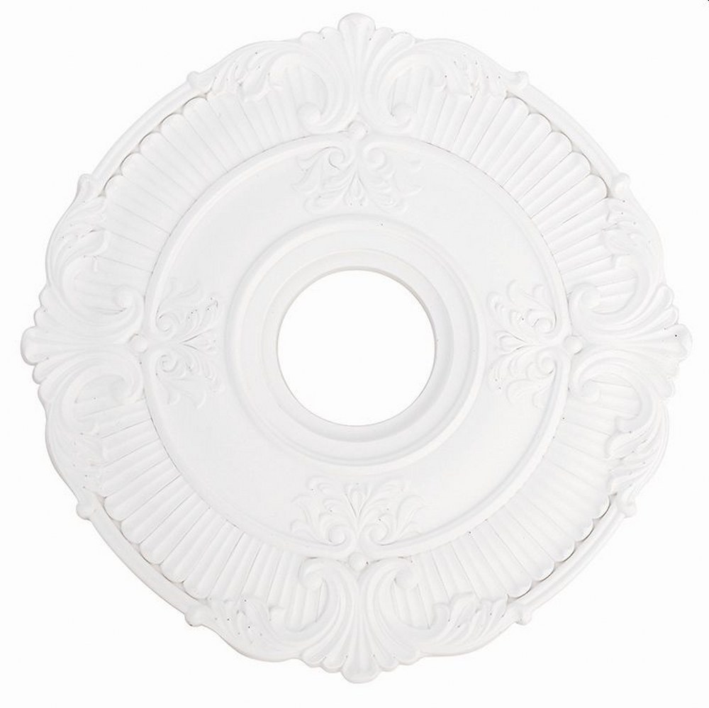 Livex Lighting-82030-03-Buckingham - Ceiling Medallion in Buckingham Style - 18 Inches wide by 1.5 Inches high   White Finish