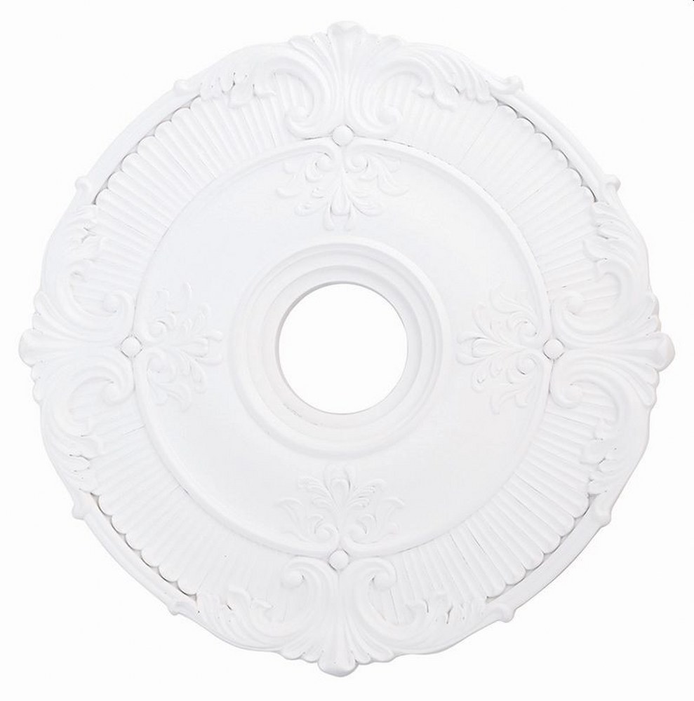 Livex Lighting-82031-03-Buckingham - Ceiling Medallion in Buckingham Style - 22 Inches wide by 1.5 Inches high   White Finish