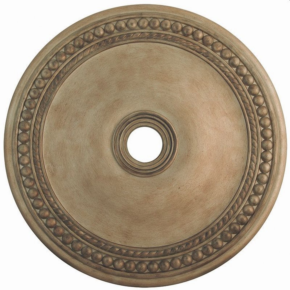 Livex Lighting-82077-73-Wingate - Ceiling Medallion in Wingate Style - 36 Inches wide by 2.5 Inches high Antique Silver Leaf  Hand Painted Antique Silver Leaf Finish