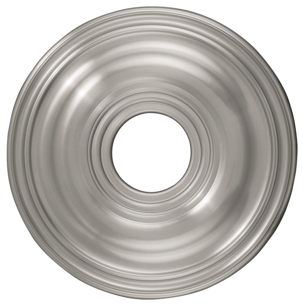 Livex Lighting-8217-91-Accessory - 16 Inch Ceiling Medallion Brushed Nickel  Brushed Nickel Finish