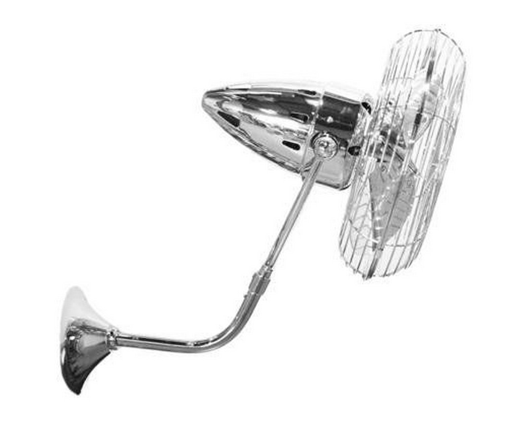 Matthews Fans-BP-CR-MTL-Bruna Parede-Ceiling Fan-13 Inches Wide   Interior Only - Chrome Finish, Not suitable for Damp Locations