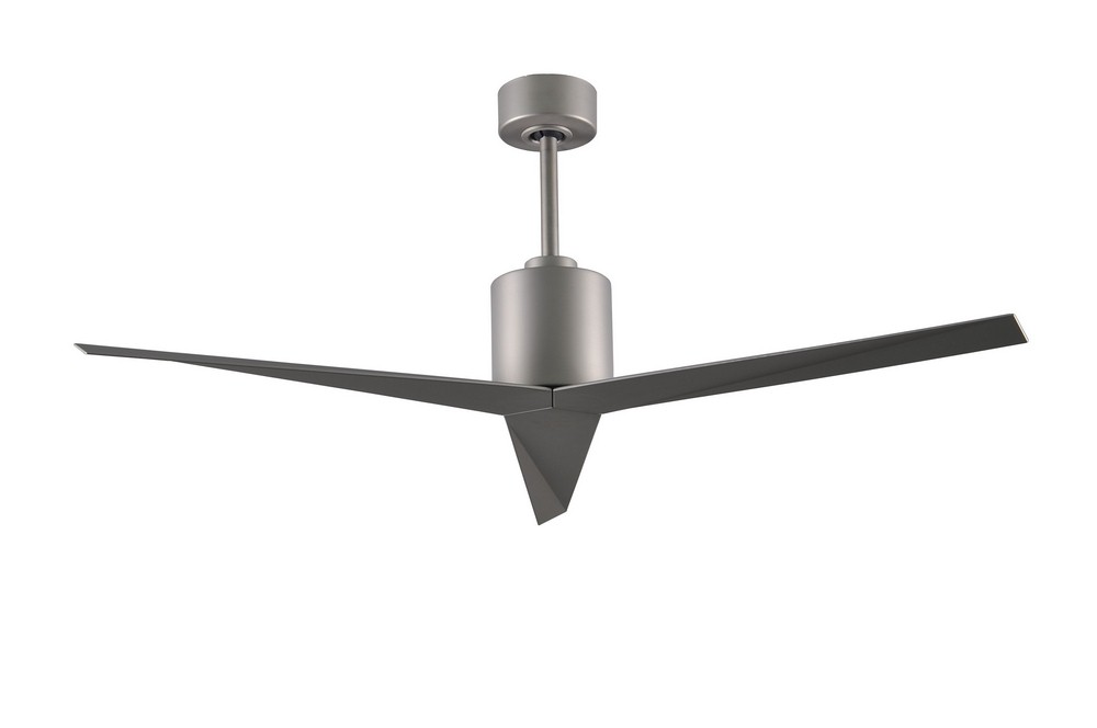 Matthews Fans-EK-BN-BN-Eliza - 3 Blade Paddle Fan In Contemporary and Transitional Style-12 Inches Tall and 56 Inches Wide Brushed Nickel Brushed Nickel Brushed Nickel Finish