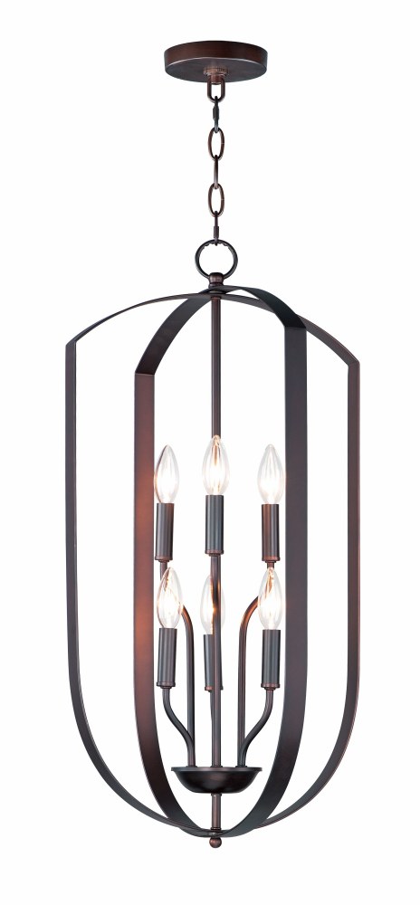 Maxim Lighting-10039OI-Provident-6 Light Chandelier-15 Inches wide by 30 inches high Oil Rubbed Bronze  Oil Rubbed Bronze Finish