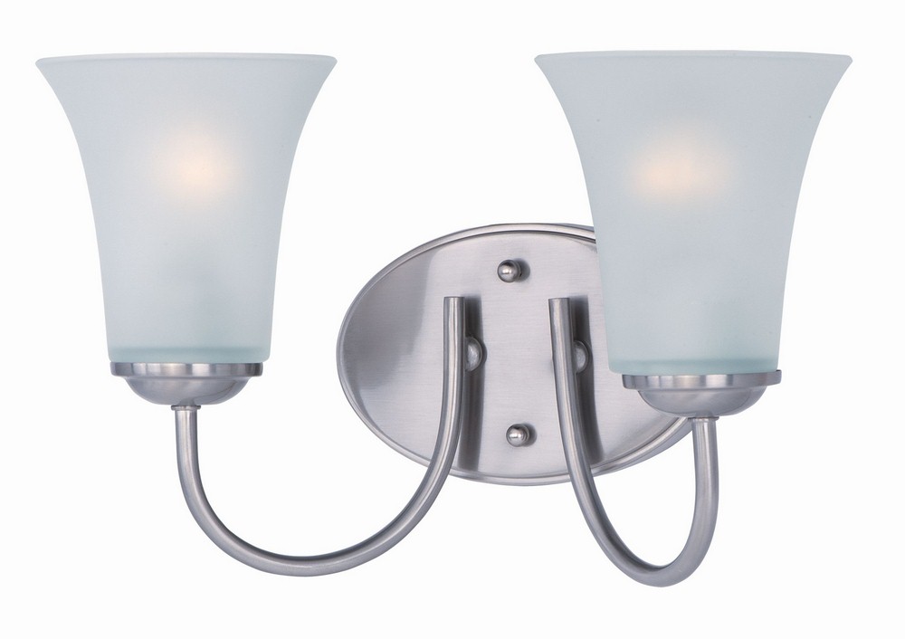 1780906 Maxim Lighting-10052FTSN-Logan-2 Light Modern Bath sku 1780906