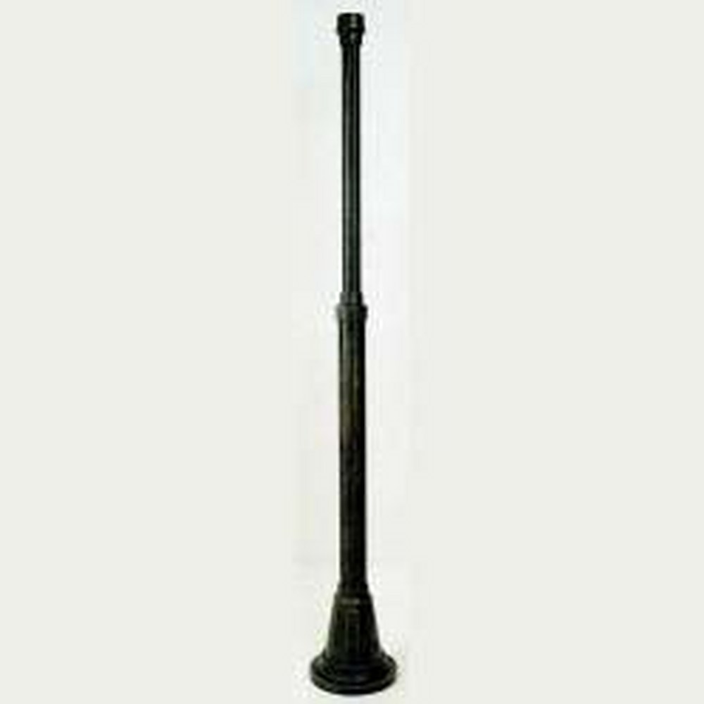 Maxim Lighting-1092BK/PHC11-Accessory-Anchor Pole with Photo Cell in Traditional style-3 Inches wide by 84 inches high   Black Finish