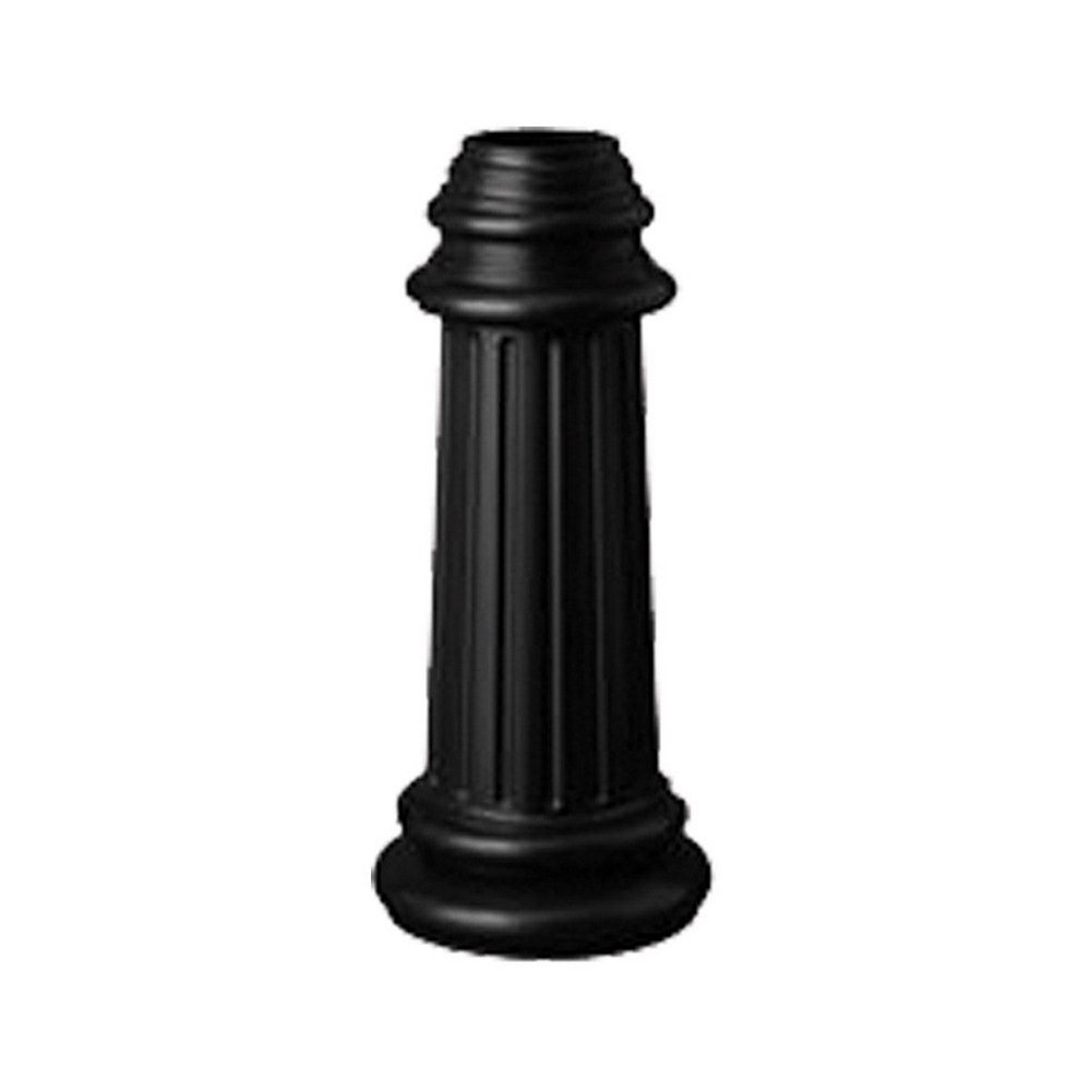 Maxim Lighting-1096BK-Essentials-Outdoor Aluminum Post Wrap in Builder style-6.18 Inches wide by 18.25 inches high   Black Finish