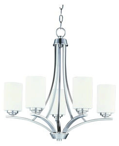 1118810 Maxim Lighting-20035SWSN-Deven-Five Light Chandeli sku 1118810