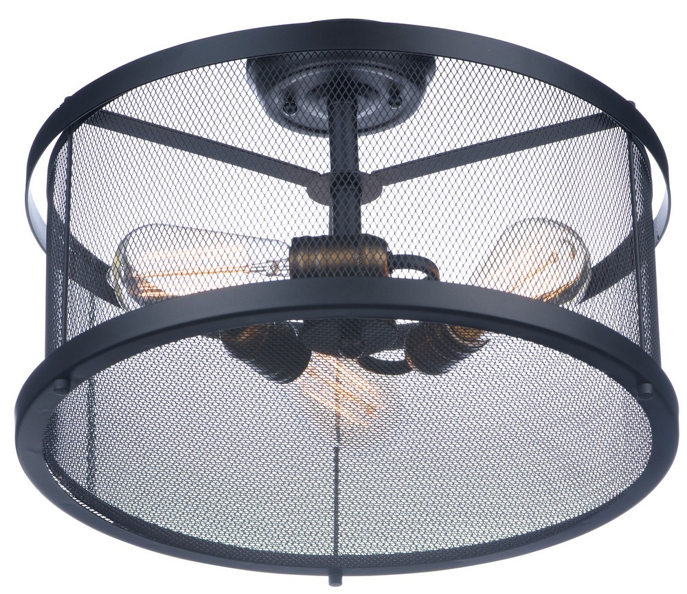 2341451 Maxim Lighting-20110BKNAB-Palladium-Three Light Fl sku 2341451