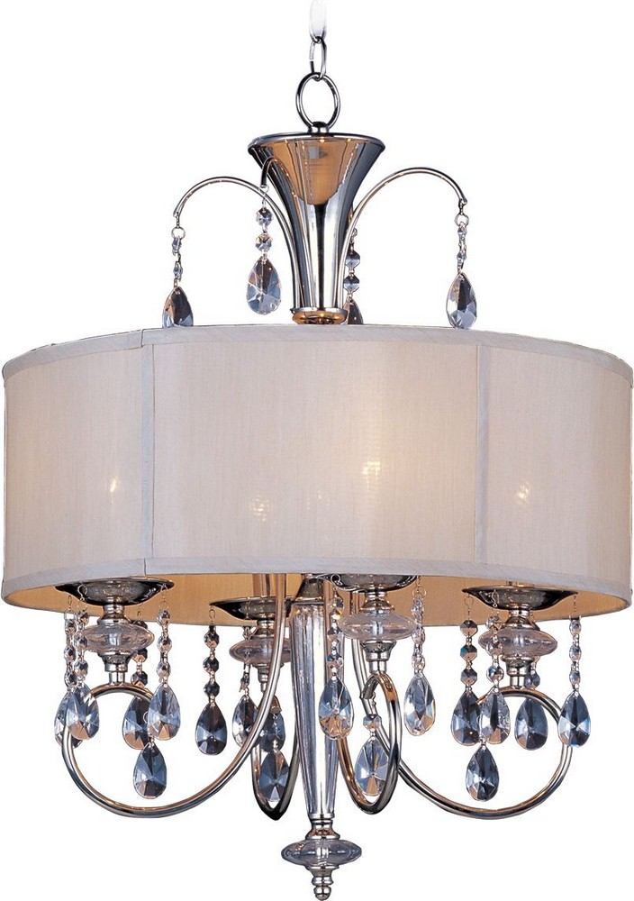 Maxim Lighting-24304CLBSPN-Montgomery-Four Light Pendant in Contemporary style-22 Inches wide by 27 inches high   Montgomery 4-Light Pendant