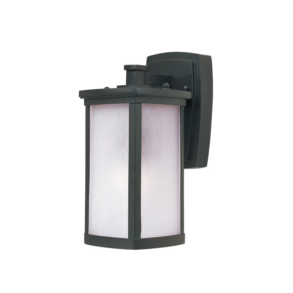 Maxim Lighting-3252FSBZ-Terrace-One Light Small Outdoor Wall Mount in Mission style-5.25 Inches wide by 11 inches high   Bronze Finish with Frosted Seedy Glass