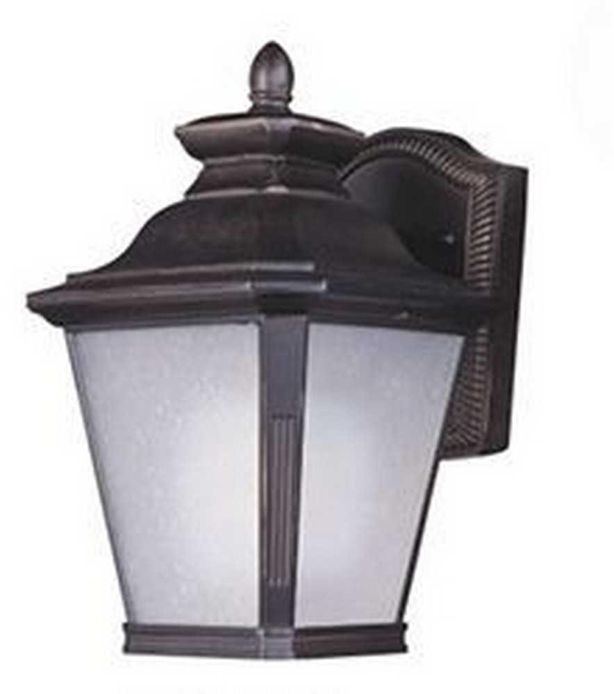 Maxim Lighting-51123FSBZ-Knoxville-Outdoor Wall Lantern-7 Inches wide by 11 inches high   Bronze Finish with Frosted Seedy Glass