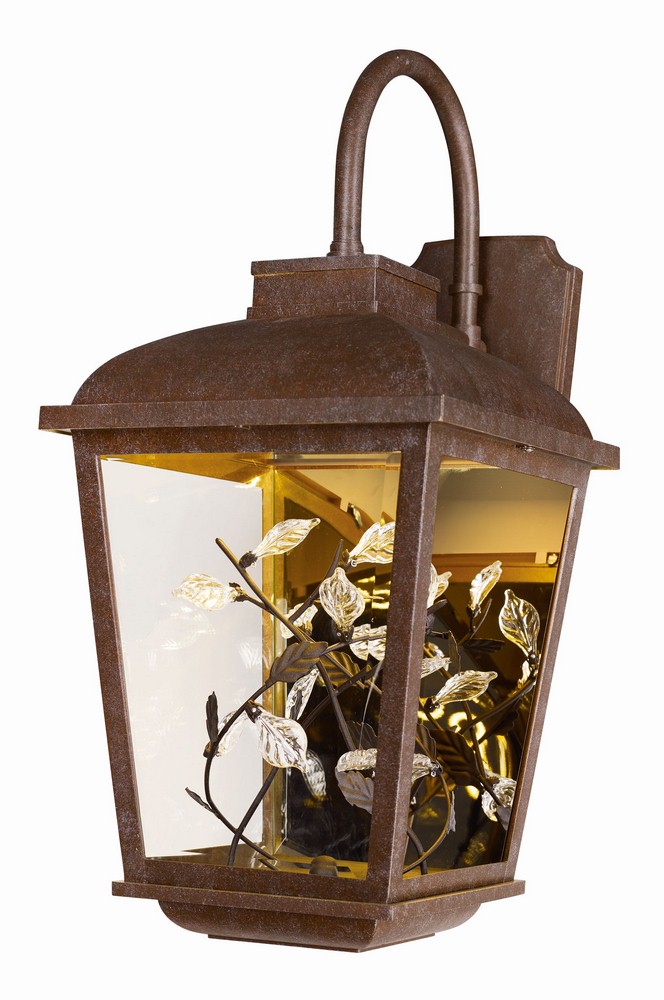 Maxim Lighting-53504CLAE-Arbor-Outdoor Wall Lantern-11 Inches wide by 23.5 inches high   Adobe Finish with Clear Glass