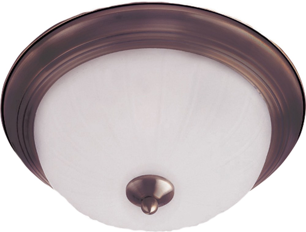 Maxim Lighting-5832FTOI-Essentials-3 Light Flush Mount in Utility style Oil Rubbed Bronze  Essentials-3 Light Flush Mount in Utility style