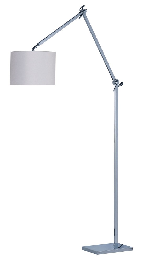 Maxim Lighting-60139WAPC-Hotel-16W 1 LED Floor Lamp-14.25 Inches wide by 48 inches high   Hotel-16W 1 LED Floor Lamp-14.25 Inches wide by 48 inches high