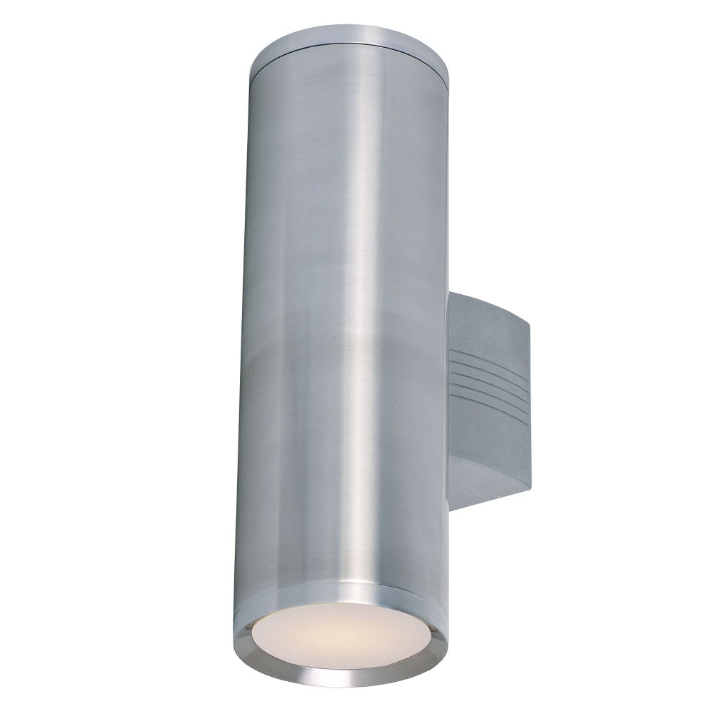 Maxim Lighting-6102AL-Lightray-Two Light Wall Sconce in Modern style-5 Inches wide by 15.75 inches high Brushed Aluminum  Brushed Aluminum Finish