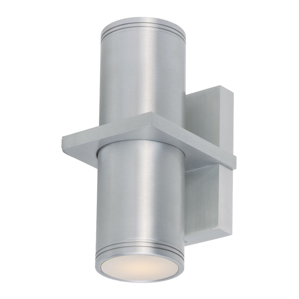 Maxim Lighting-6117AL-Lightray-Two Light Wall Sconce in Modern style-6 Inches wide by 12.5 inches high   Brushed Aluminum Finish