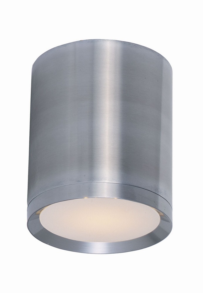 Maxim Lighting-86104AL-Lightray-15W 1 LED Flush Mount in Modern style-5 Inches wide by 6.25 inches high Brushed Aluminum  Brushed Aluminum Finish