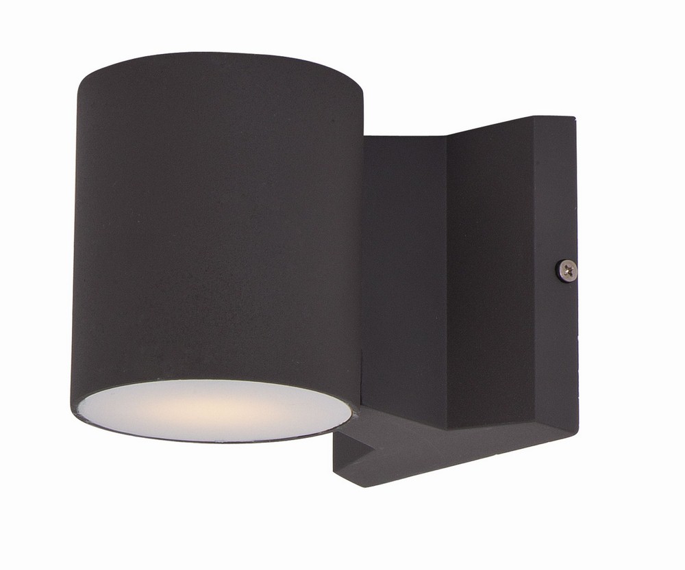 Maxim Lighting-86106ABZ-Lightray-9W 2 LED Wall Sconce in Modern style-4 Inches wide by 4 inches high Architectural Bronze  Brushed Aluminum Finish