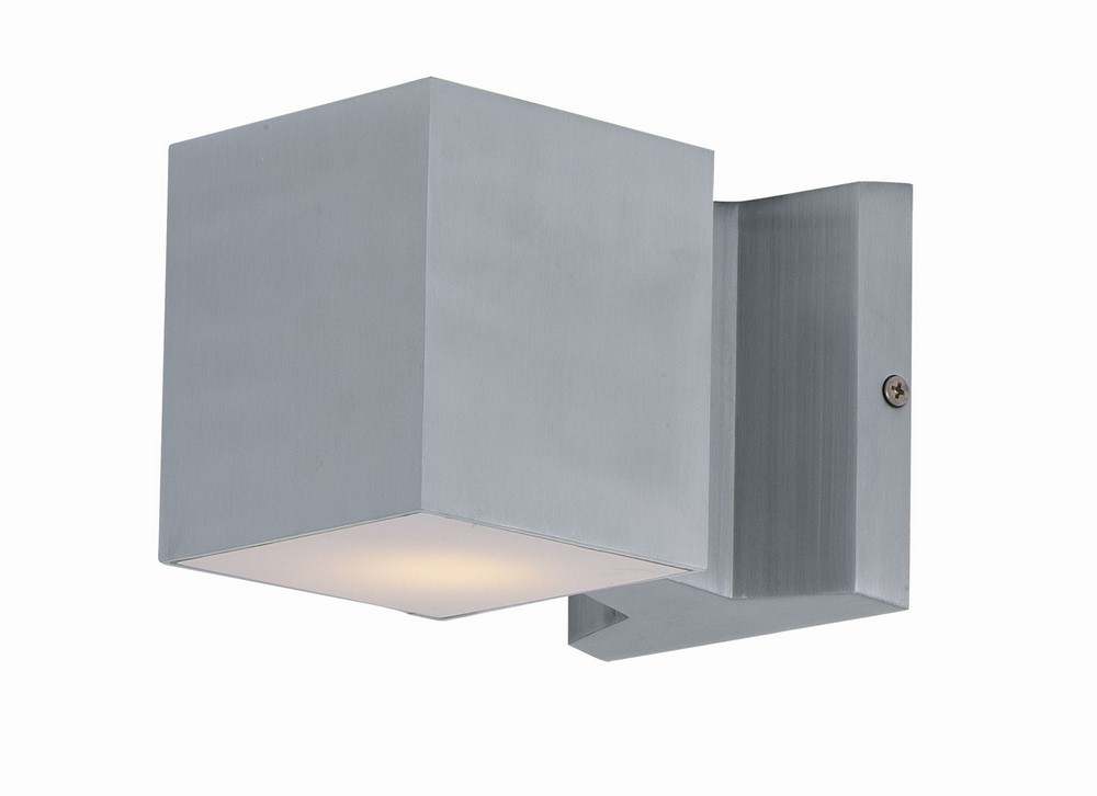 Maxim Lighting-86107AL-Lightray-9W 2 LED Wall Sconce in Modern style-4 Inches wide by 4 inches high Brushed Aluminum  Brushed Aluminum Finish