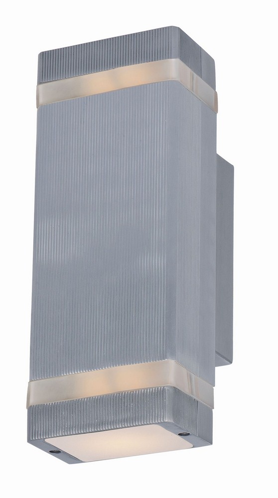 Maxim Lighting-86129AL-Lightray-20W 2 LED Wall Sconce in Modern style-4.25 Inches wide by 9.5 inches high Brushed Aluminum  Brushed Aluminum Finish