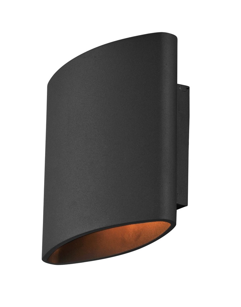 Maxim Lighting-86152ABZ-Lightray-2 LED Outdoor Wall Sconce in Modern style-6.75 Inches wide by 7 inches high Architectural Bronze  Brushed Aluminum Finish