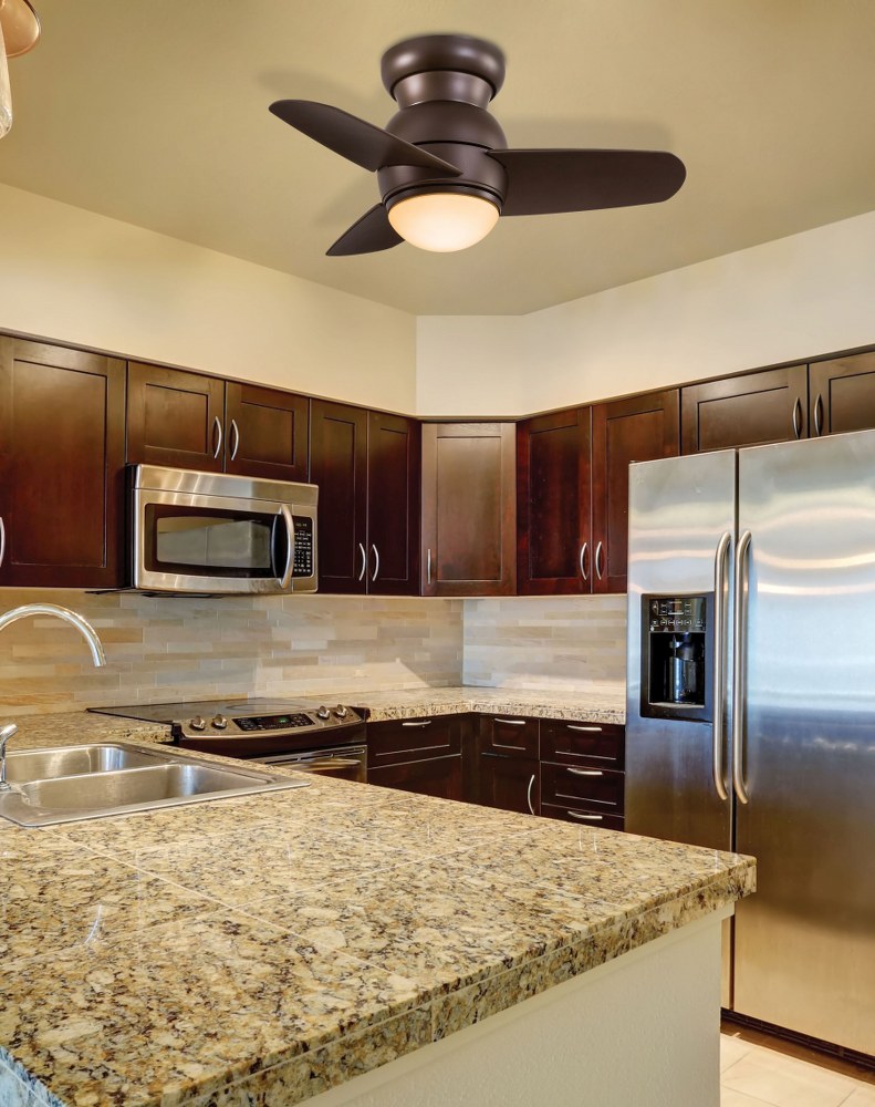 Minka Aire Fans F510L-ORB Spacesaver - Ceiling Fan with Light Kit in Traditional - Picture 2 of 5