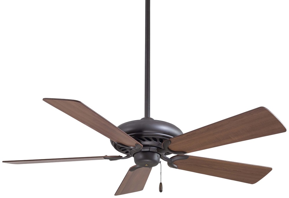 Minka Aire Fans-F568-ORB-Supra - Ceiling Fan in Transitional Style - 13 inches tall by 52 inches wide   Oil Rubbed Bronze Finish with Medium Maple Blade Finish