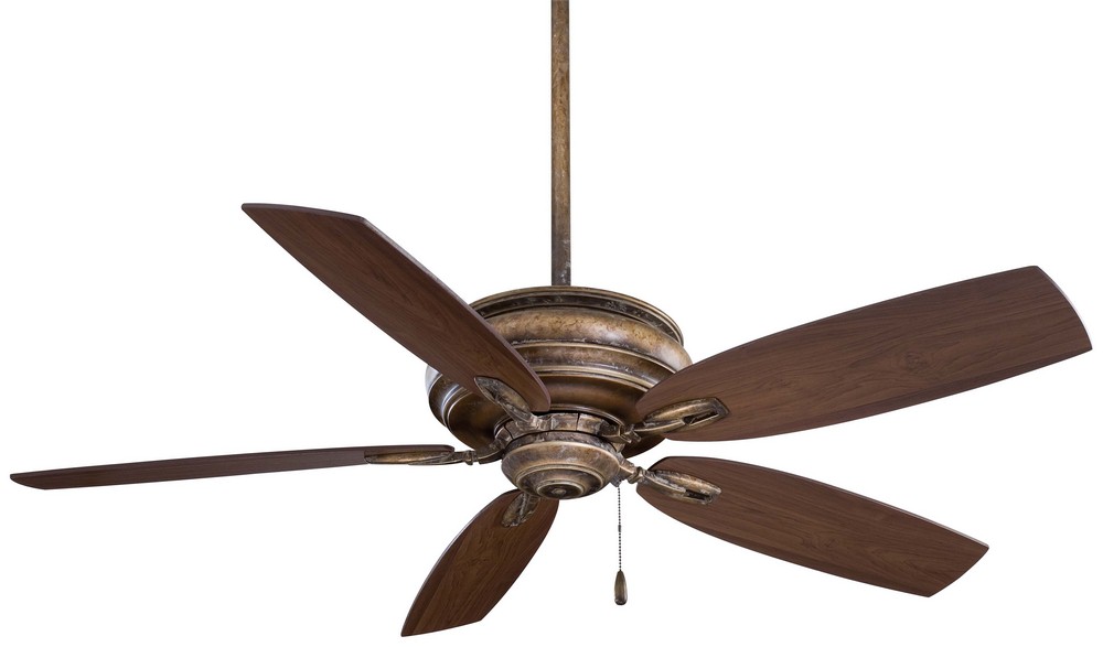 Minka Aire Fans-F614-FB-Timeless - Ceiling Fan in Transitional Style - 16.5 inches tall by 54 inches wide French Beige Medium Maple Oil Rubbed Bronze Finish with Medium Maple Blade Finish