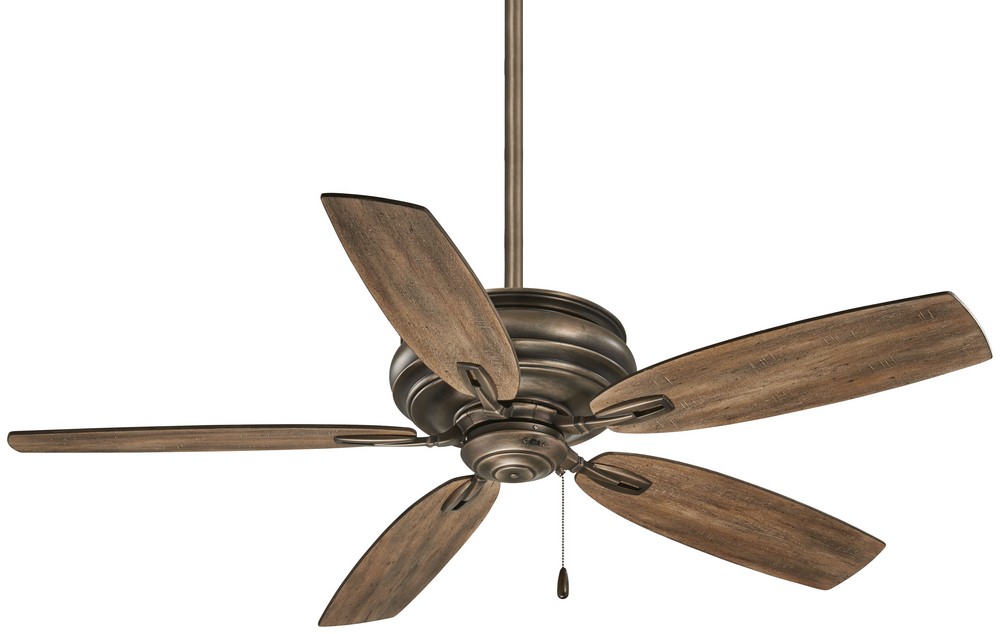 Minka Aire Fans-F614-HBZ-Timeless - Ceiling Fan in Transitional Style - 16.5 inches tall by 54 inches wide Heirloom Bronze Aged Boardwalk Oil Rubbed Bronze Finish with Medium Maple Blade Finish