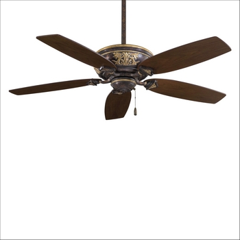 Minka Aire Fans-F659-BCW-Classica - Ceiling Fan in Traditional Style - 14 inches tall by 54 inches wide   Belcaro Walnut Finish with Dark Walnut Blade Finish