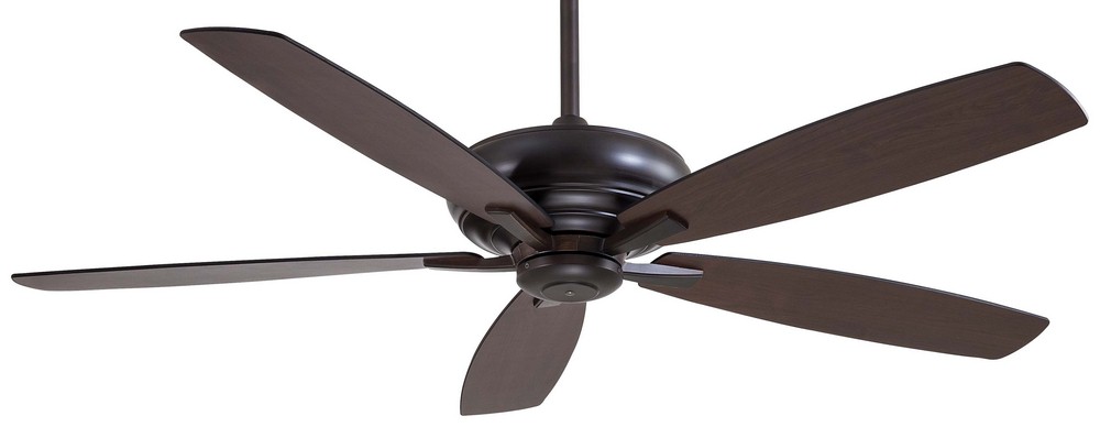 Minka Aire Fans-F689-KA-Kola - Ceiling Fan in Transitional Style - 13.25 inches tall by 60 inches wide   Kocoa Finish with Toned Med Maple/Dark Maple Blade Finish