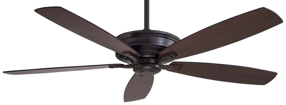 Minka Aire Fans-F696-KA-Kafe - Ceiling Fan in Transitional Style - 15 inches tall by 60 inches wide   Kocoa Finish with Toned Med Maple/Dark Maple Blade Finish