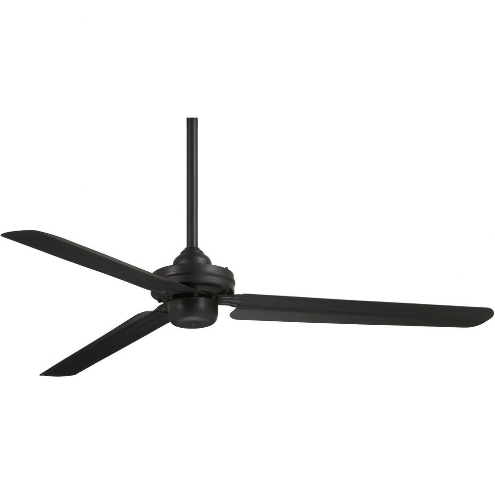 Minka Aire Fans-F729-CL-Steal - Ceiling Fan in Transitional Style - 13.63 inches tall by 54 inches wide Coal Coal Flat White Finish with Flat White Blade Finish