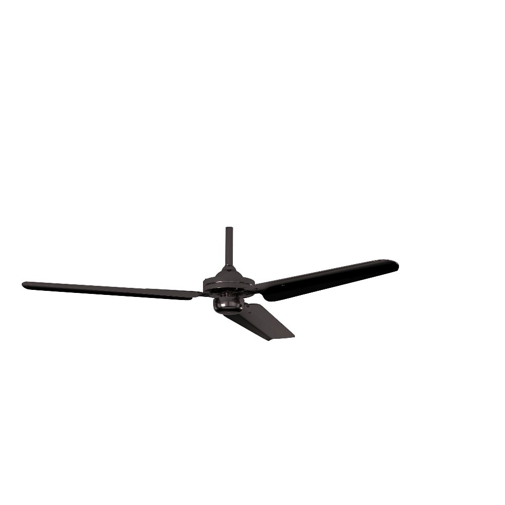 Minka Aire Fans-F729-GM-Steal - Ceiling Fan in Transitional Style - 13.63 inches tall by 54 inches wide Gunmetal Gun Metal Flat White Finish with Flat White Blade Finish