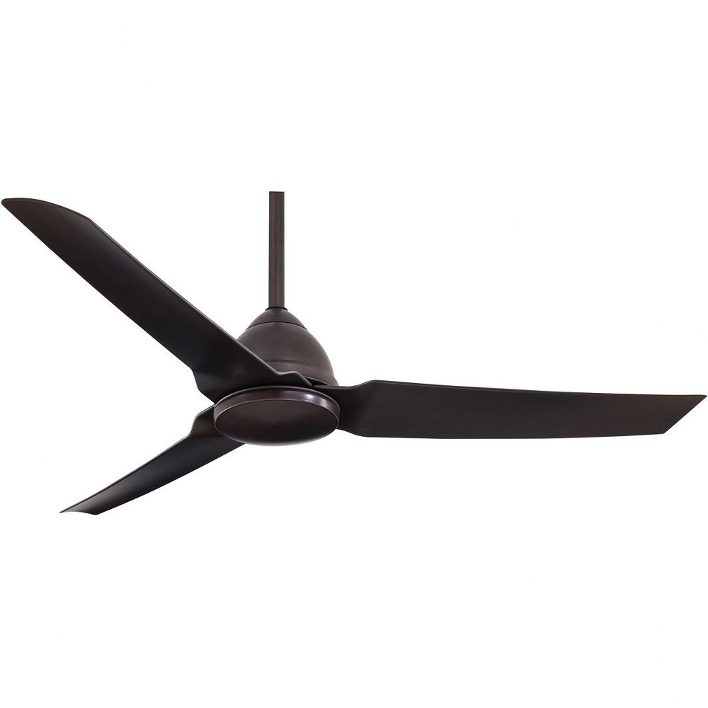 Minka Aire Fans-F753-KA-Java - Indoor Ceiling Fan in Contemporary Style - 14.75 inches tall by 54 inches wide Kocoa Finish Kocoa Flat White Finish with Flat White Blade Finish