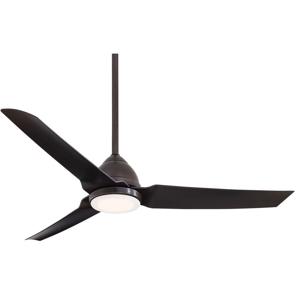 Minka Aire Fans-F753L-KA-Java Led - Ceiling Fan with Light Kit in Contemporary Style - 14.75 inches tall by 54 inches wide   Kocoa Finish with Kocoa Blade Finish with Opal Frosted Glass