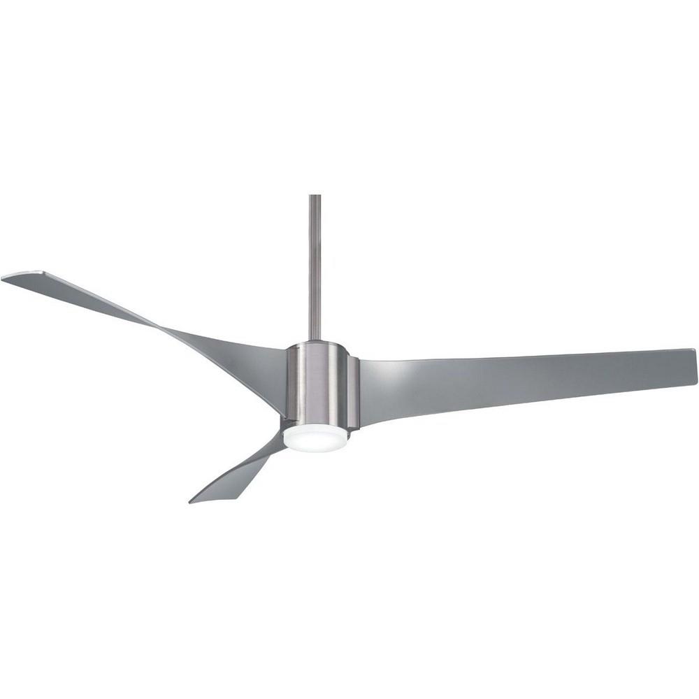 Minka Aire Fans F832l Bn Sl Triple 60 Inch Ceiling Fan With Light Kit