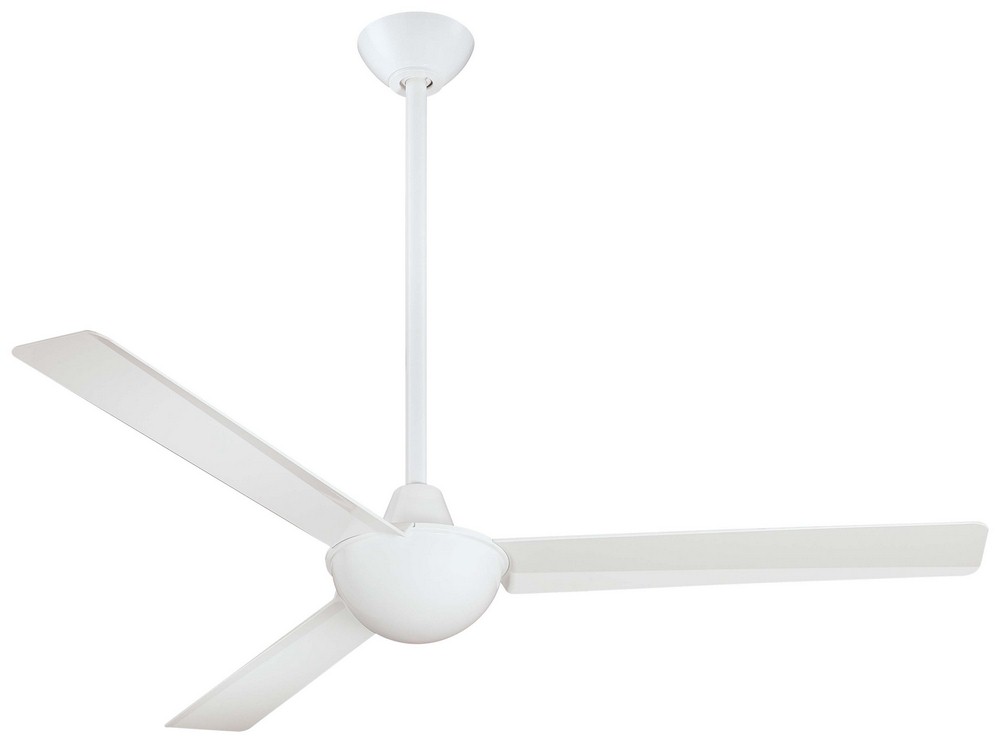 Minka Aire Fans-F833-WH-Kewl - Ceiling Fan in Contemporary Style - 14 inches tall by 52 inches wide White White White Finish with White Blade Finish