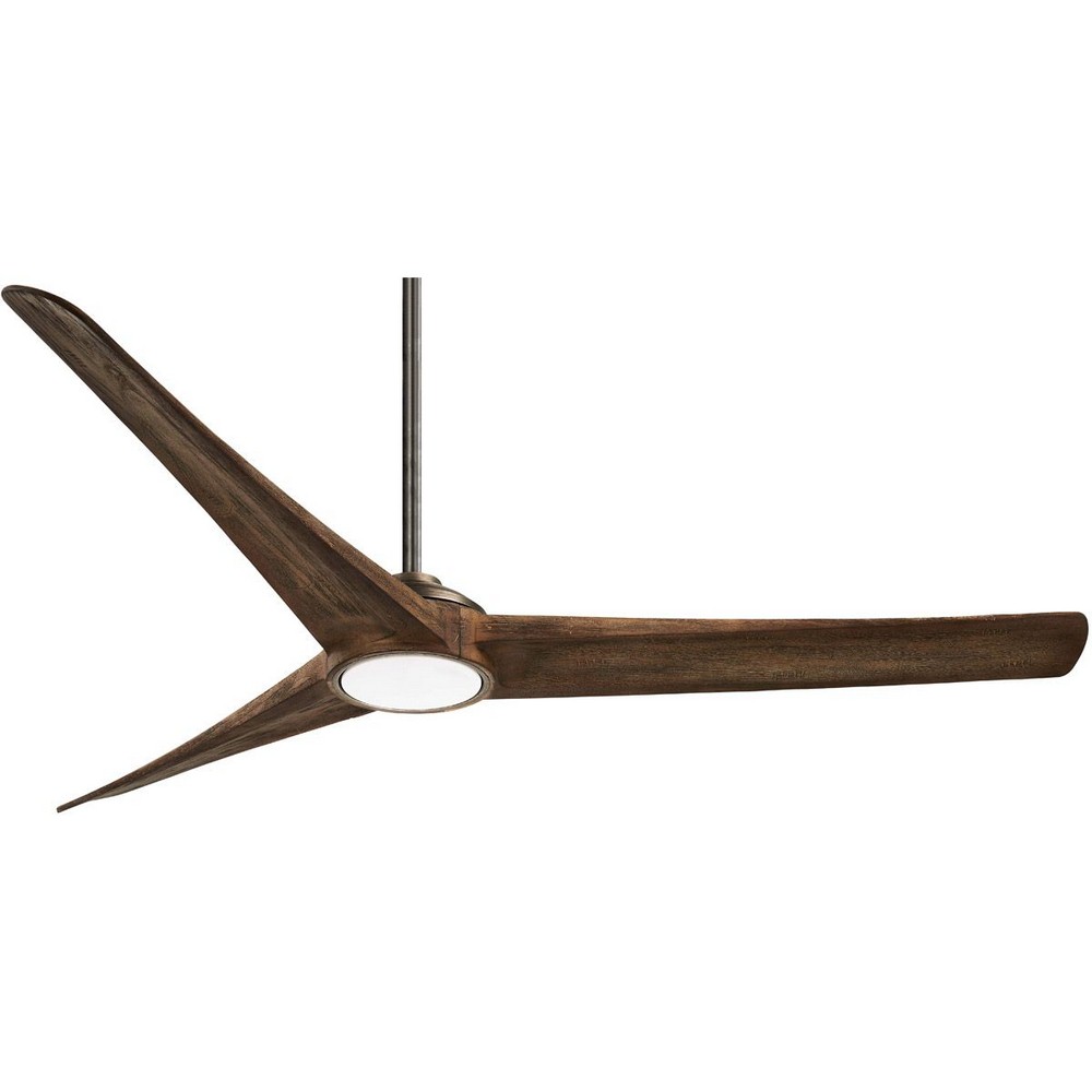 Minka Aire Fans-F847L-HBZ/AW-Timber - Ceiling Fan with Light Kit in Transitional Style - 15.5 inches tall by 84 inches wide Heirloom Bronze Aged Boardwalk Heirloom Bronze Finish with Maple Blade Finis