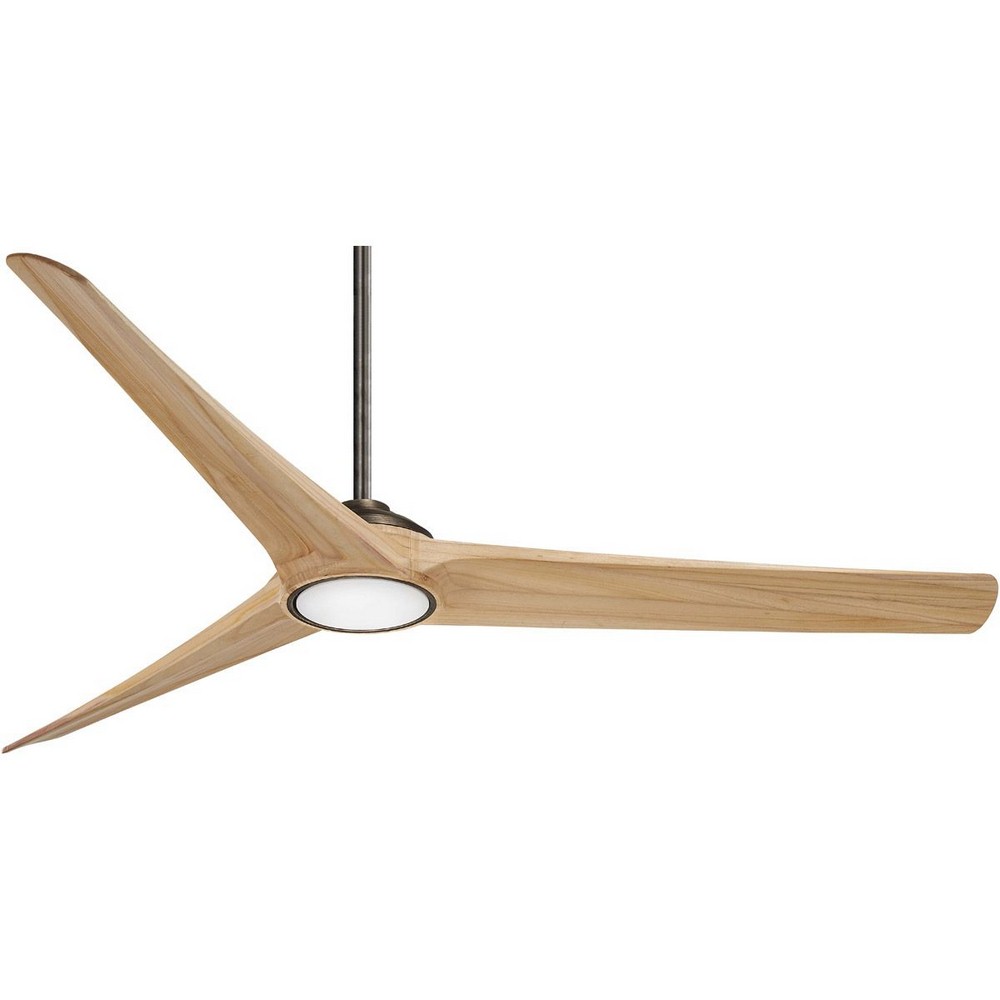 Minka Aire Fans-F847L-HBZ/MP-Timber - Ceiling Fan with Light Kit in Transitional Style - 15.5 inches tall by 84 inches wide Heirloom Bronze Maple Heirloom Bronze Finish with Maple Blade Finish