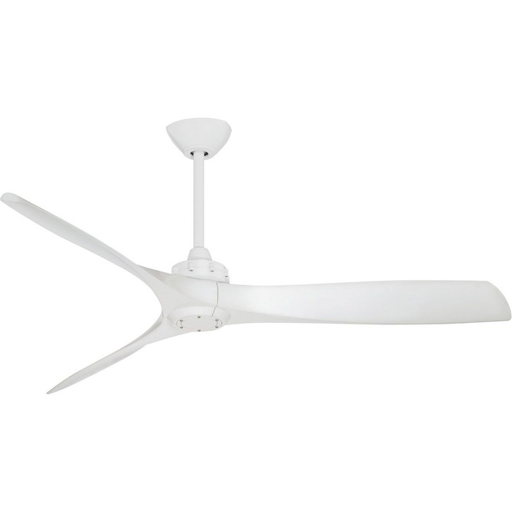 Minka Aire Fans-F853-WH-Aviation - Ceiling Fan in Transitional Style - 11.5 inches tall by 60 inches wide   White Finish with White Blade Finish