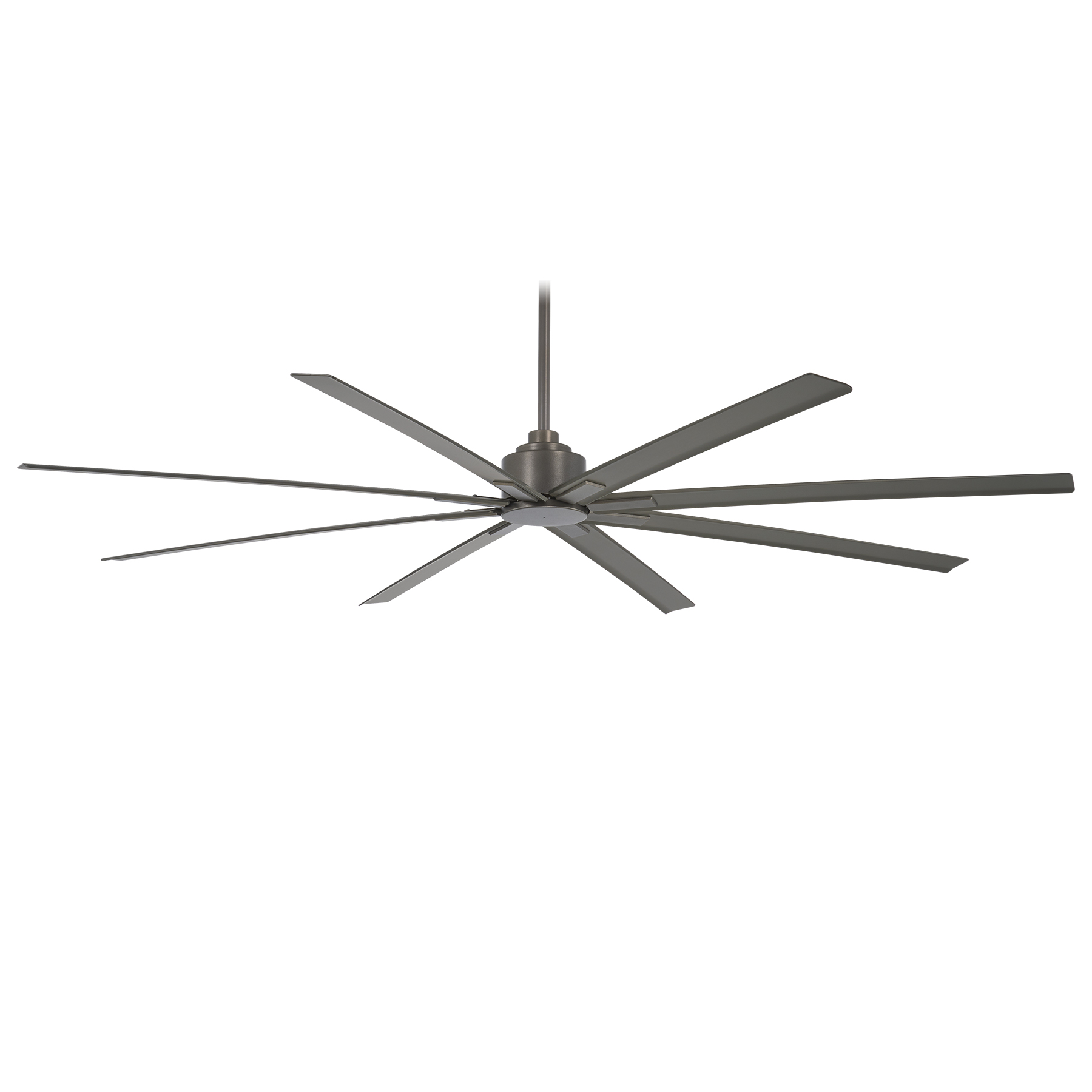 Minka Aire Fans-F896-84-SI-Xtreme H2O - Outdoor Ceiling Fan in Transitional Style - 13.5 inches tall by 84 inches wide Smoked Iron Smoked Iron Brushed Nickel Wet Finish with Silver Blade Finish